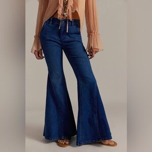 O2 Denim Going Wild High Waist Kick Flare Jeans 27 (FP Just Float On Style)